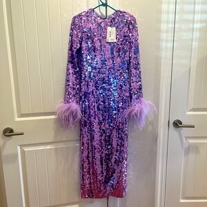 New Arrivals Veronique Le Palace sequin dress 34